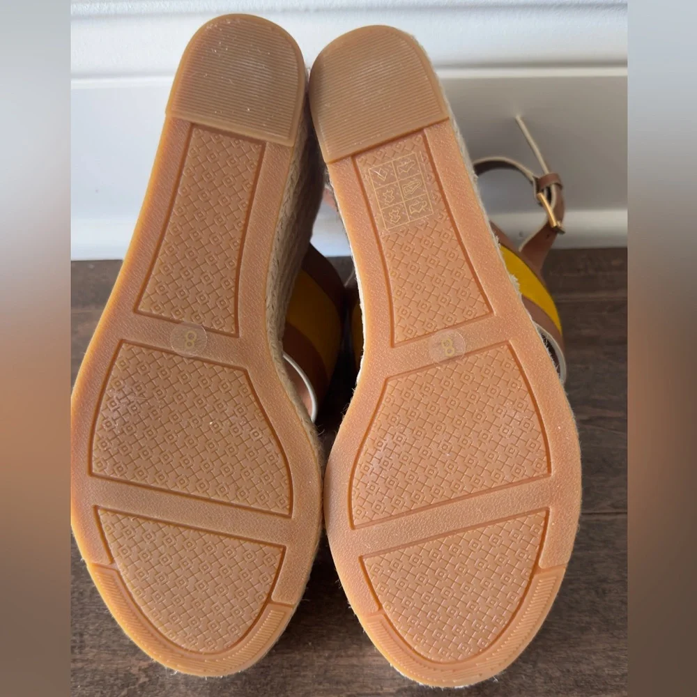 Tory Burch Ines Wedge Espadrille Platform Sandals. 8M. New, no box.